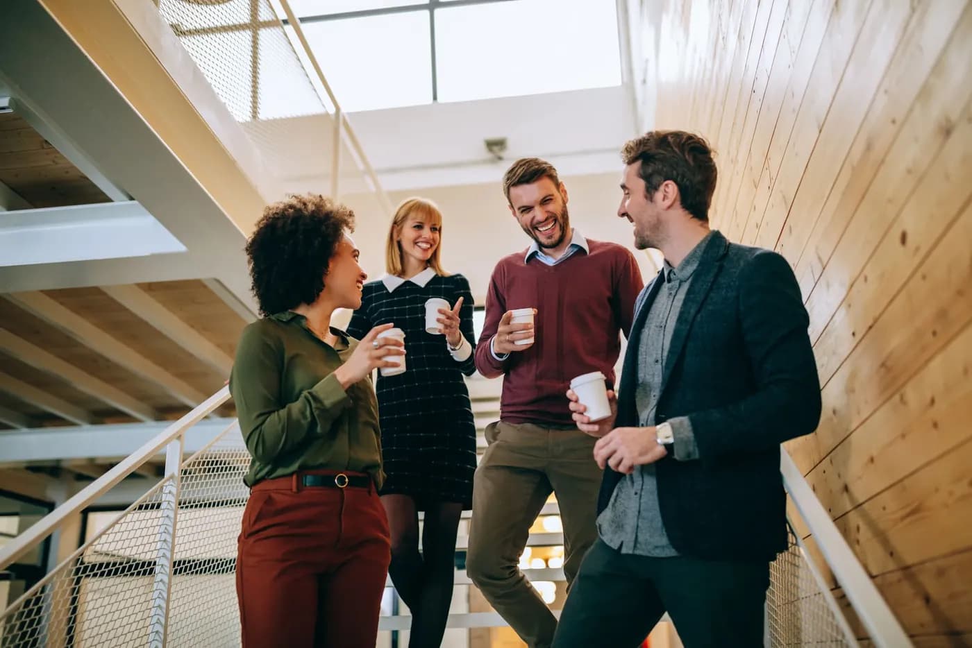 Pausa caffè in ufficio